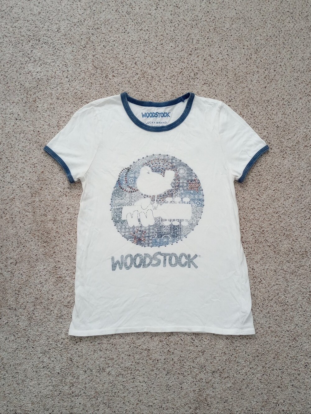 Woodstock Lucky Brand Tee XS